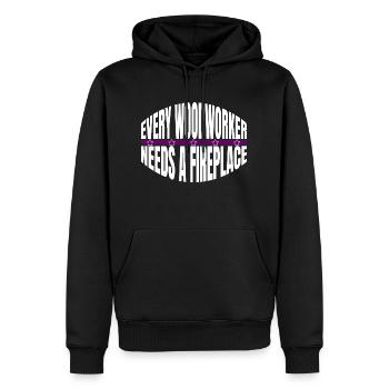 birthday present idea present present idea - Männer Premium Bio Hoodie - Schwarz - Vorne - Nico (187cm)