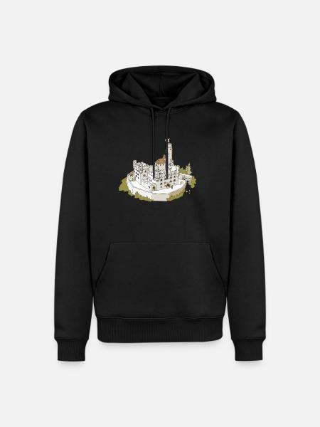 Sunshine Castle - Men’s Premium Organic Hoodie - black