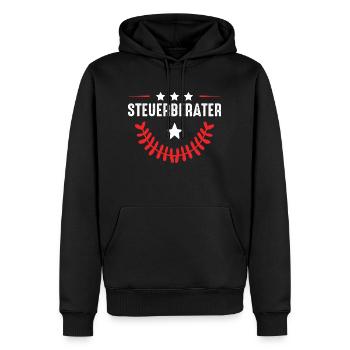 Steuerberater Beruf - Männer Premium Bio Hoodie - Schwarz - Vorne - Nico (187cm)