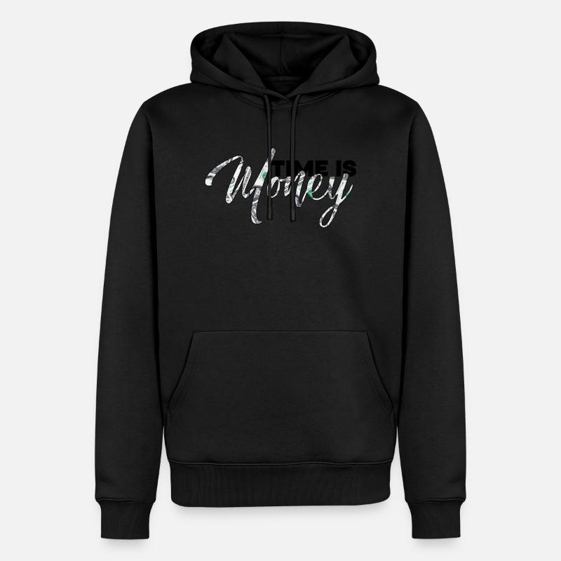 C’est de l’argent - Sweat à capuche Premium bio Homme - noir
