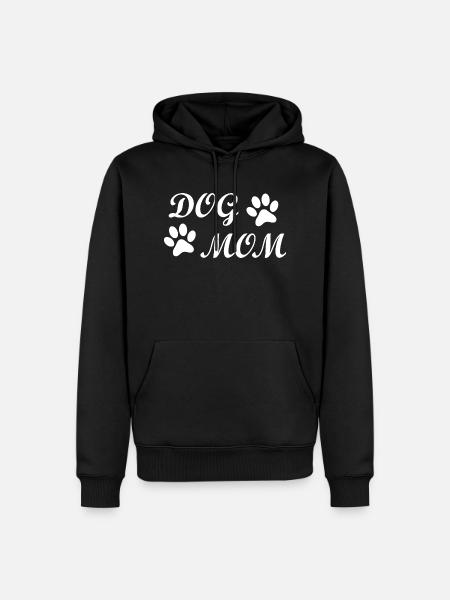 Hund Dog - Männer Premium Bio Hoodie - Schwarz