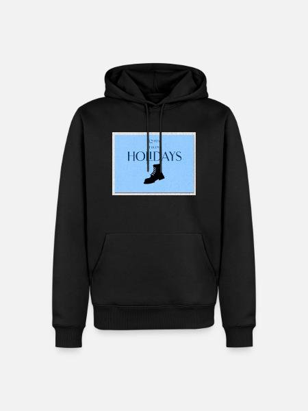 Hiking Holidays - Men’s Premium Organic Hoodie - black
