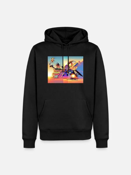 Chill - Men’s Premium Organic Hoodie - black