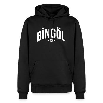 Bingöl 12 Turquie Vacances Türk Türk Türkiye Cadeau - Sweat à capuche Premium bio Homme - noir - Devant - Nico (187cm)