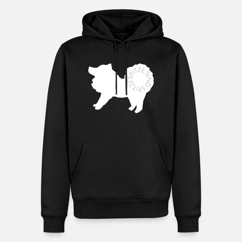 Spitze sind spitze! White - Männer Premium Bio Hoodie - Schwarz