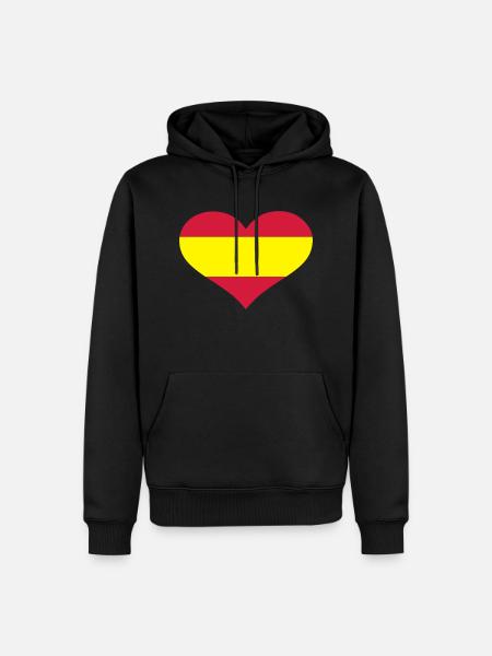 Spanien - Männer Premium Bio Hoodie - Schwarz