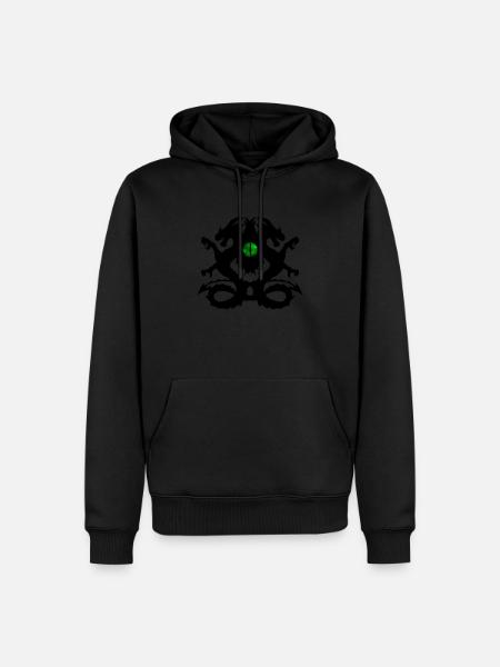 dragon's eye - Men’s Premium Organic Hoodie - black
