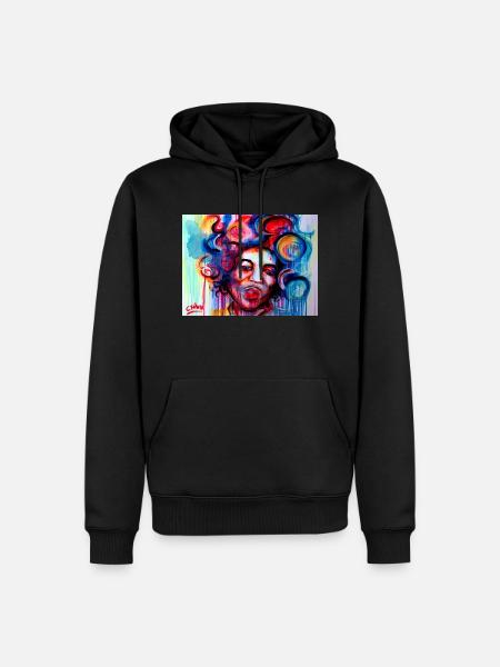 Jimi Hendrixx - Men’s Premium Organic Hoodie - black