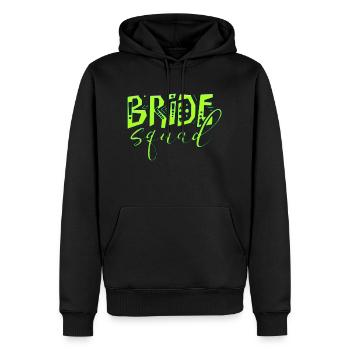 Braut Braut Hochzeit Junggesellenabschied Brautjungfernabschied - Männer Premium Bio Hoodie - Schwarz - Vorne - Nico (187cm)
