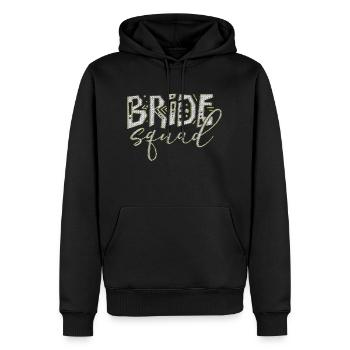 Braut Braut Hochzeit Junggesellenabschied Brautjungfernabschied - Männer Premium Bio Hoodie - Schwarz - Vorne - Nico (187cm)