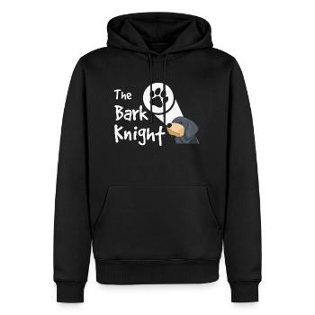 Hund der Barkenritter - Männer Premium Bio Hoodie - Schwarz - Vorne - Nico (187cm)