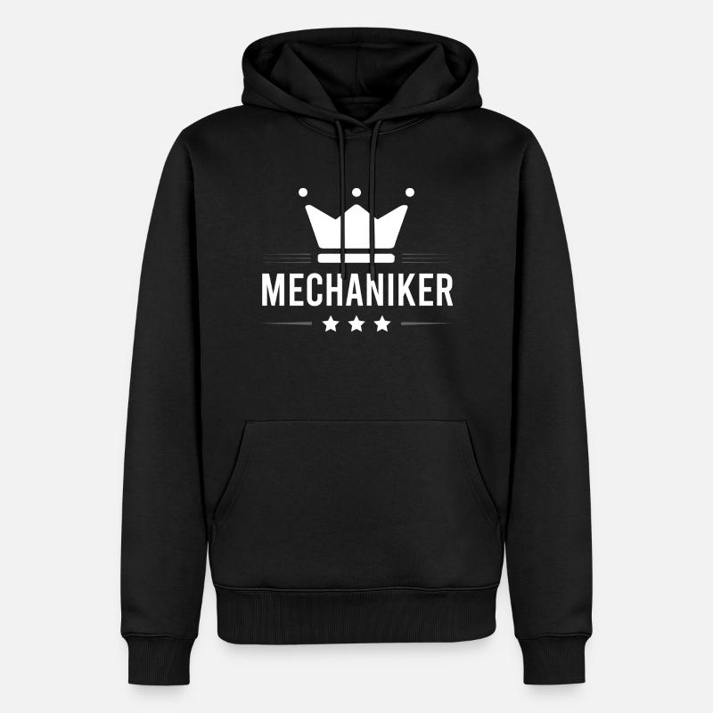Mechaniker Beruf - Männer Premium Bio Hoodie - Schwarz