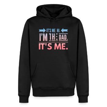 Funny Dad Fathers day - Men’s Premium Organic Hoodie - black - Front - Nico (187cm)