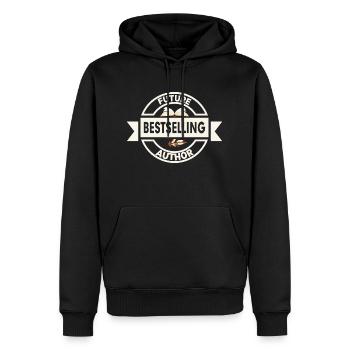 Future Bestselling Author Writer Book Novel - Männer Premium Bio Hoodie - Schwarz - Vorne - Nico (187cm)