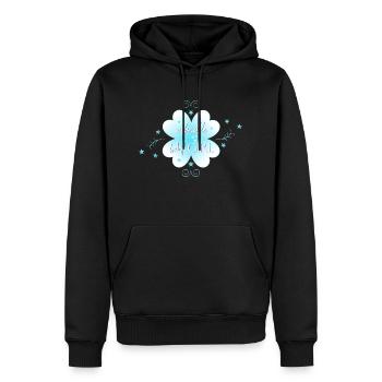 baby girl - Männer Premium Bio Hoodie - Schwarz - Vorne - Nico (187cm)