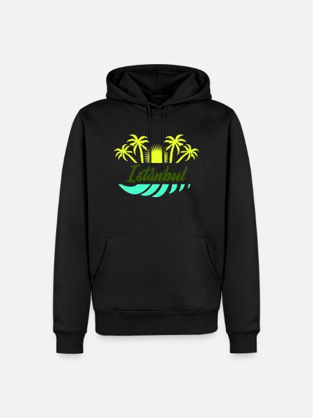 Istanbul - Men’s Premium Organic Hoodie - black