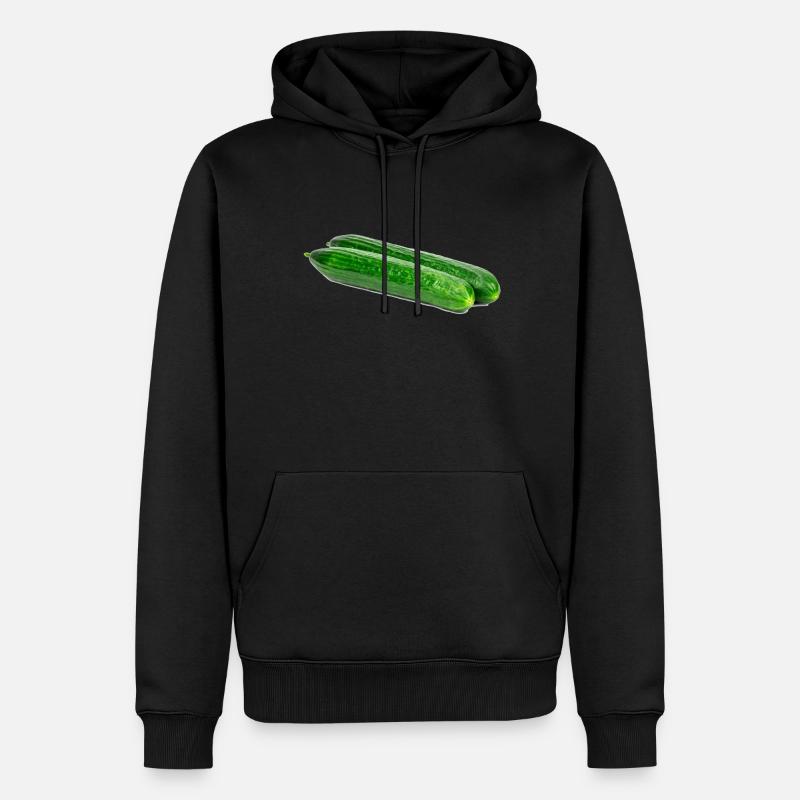 Cucumbers. concombre. gurka. cucumber - Men’s Premium Organic Hoodie - black