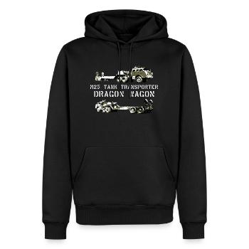 AVM Dragon Wagon M25 TANK TRANSPORTER US ZWEITER WELTKRIEG - Männer Premium Bio Hoodie - Schwarz - Vorne - Nico (187cm)