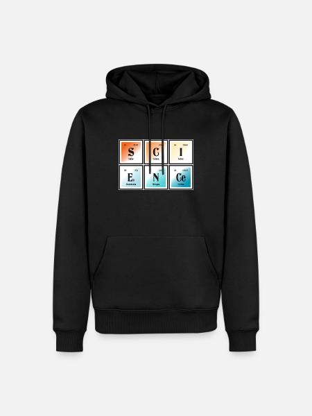 Science | Periodic Table of Elements - Men’s Premium Organic Hoodie - black