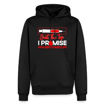 Phlebotomist Phlebotomist Tech Phlebotomie Geschen - Männer Premium Bio Hoodie - Schwarz - Vorne - Nico (187cm)