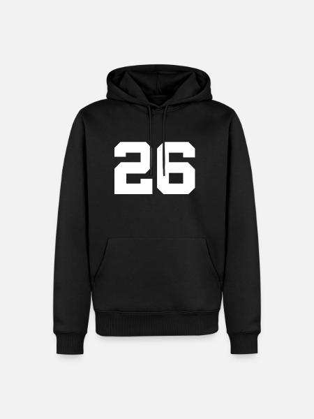 26 - Men’s Premium Organic Hoodie - black