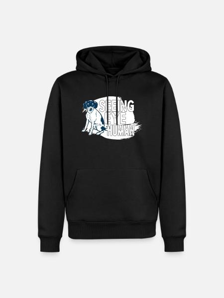 Seeing Eye Human 20 - Men’s Premium Organic Hoodie - black