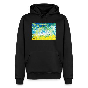 Summerdream - Art by Agatha - Männer Premium Bio Hoodie - Schwarz - Vorne - Nico (187cm)