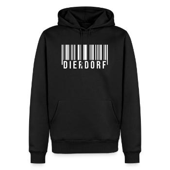 Dierdorf Westerwald - Männer Premium Bio Hoodie - Schwarz - Vorne - Nico (187cm)