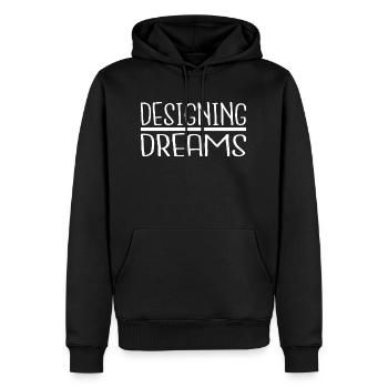 innovative thinker project urban planning - Männer Premium Bio Hoodie - Schwarz - Vorne - Nico (187cm)