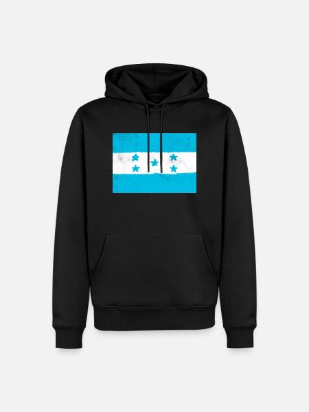 Flag of Honduras - Men’s Premium Organic Hoodie - black