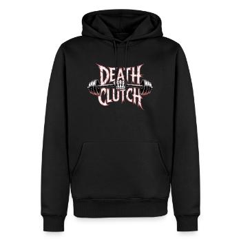 TOD IM FITNESSSTUDIO - Männer Premium Bio Hoodie - Schwarz - Vorne - Nico (187cm)