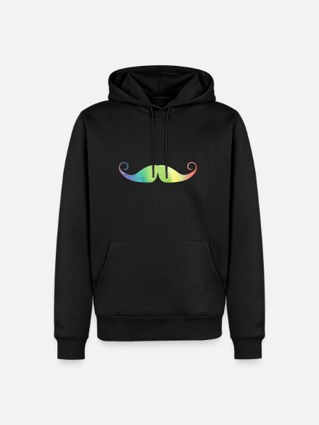 Holy mustache - Men’s Premium Organic Hoodie - black