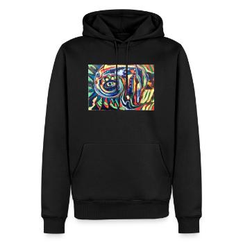 die augen von ra - Männer Premium Bio Hoodie - Schwarz - Vorne - Nico (187cm)