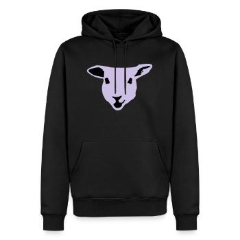 Schaf, Lamm - Männer Premium Bio Hoodie - Schwarz - Vorne - Nico (187cm)