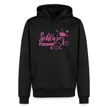Schlagerprinzessin Schlagerfan Schlager Geschenk - Männer Premium Bio Hoodie - Schwarz - Vorne - Nico (187cm)