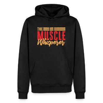 The Muscle Whisperer Orthopedist PT PTA - Männer Premium Bio Hoodie - Schwarz - Vorne - Nico (187cm)
