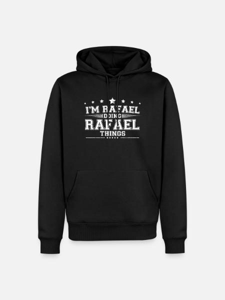 Rafael - Men’s Premium Organic Hoodie - black