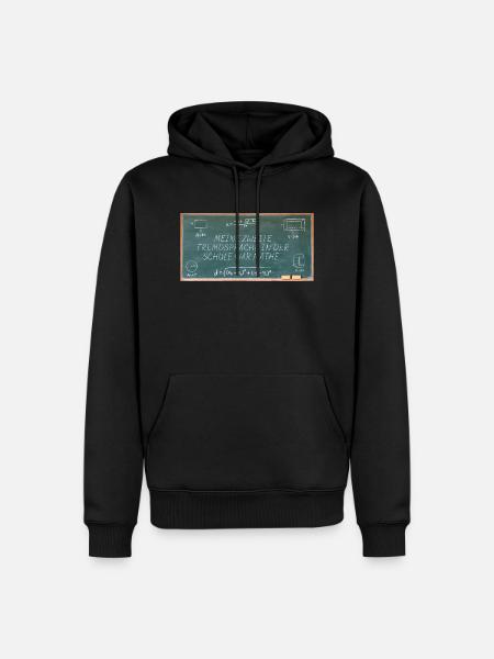 Mathe - Männer Premium Bio Hoodie - Schwarz