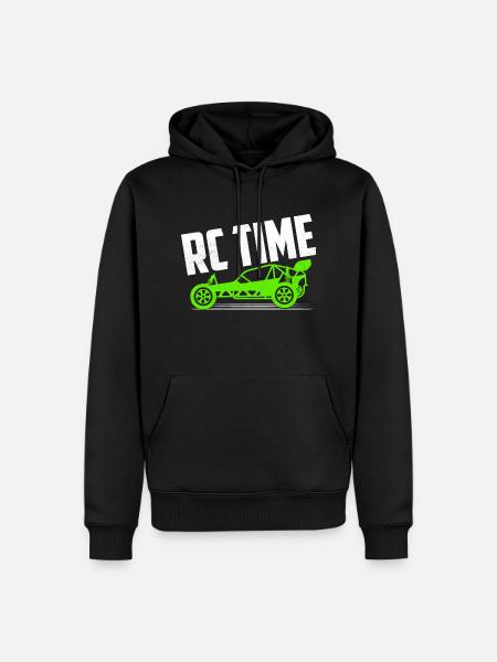 RC Time Model Car Remote Control - Men’s Premium Organic Hoodie - black