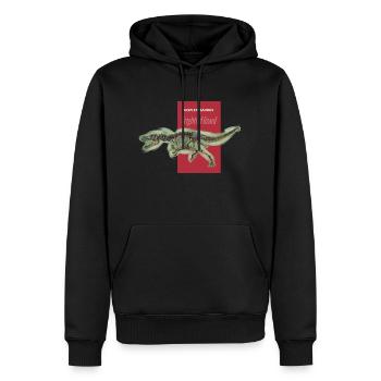 Daspletosaurus - Männer Premium Bio Hoodie - Schwarz - Vorne - Nico (187cm)
