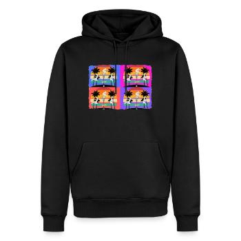 Obstacle course vs obstacle parking meter - Men’s Premium Organic Hoodie - black - Front - Nico (187cm)