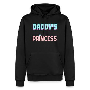 Daddys Prinzessin - Männer Premium Bio Hoodie - Schwarz - Vorne - Nico (187cm)