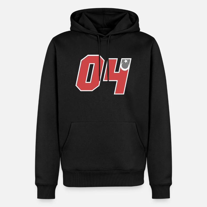 Ağrı - Sweat à capuche Premium bio Homme - noir