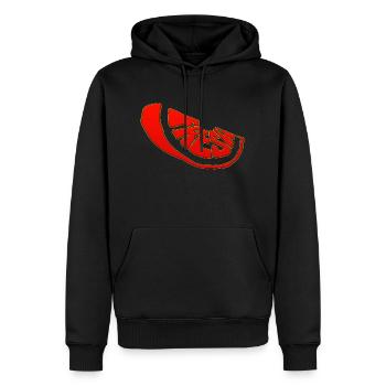 Frische frische süße Natur kühle Sommerfrüchte - Männer Premium Bio Hoodie - Schwarz - Vorne - Nico (187cm)