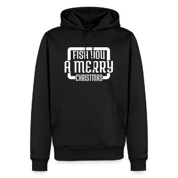 animals humor axolotls animation comic awkward - Männer Premium Bio Hoodie - Schwarz - Vorne - Nico (187cm)