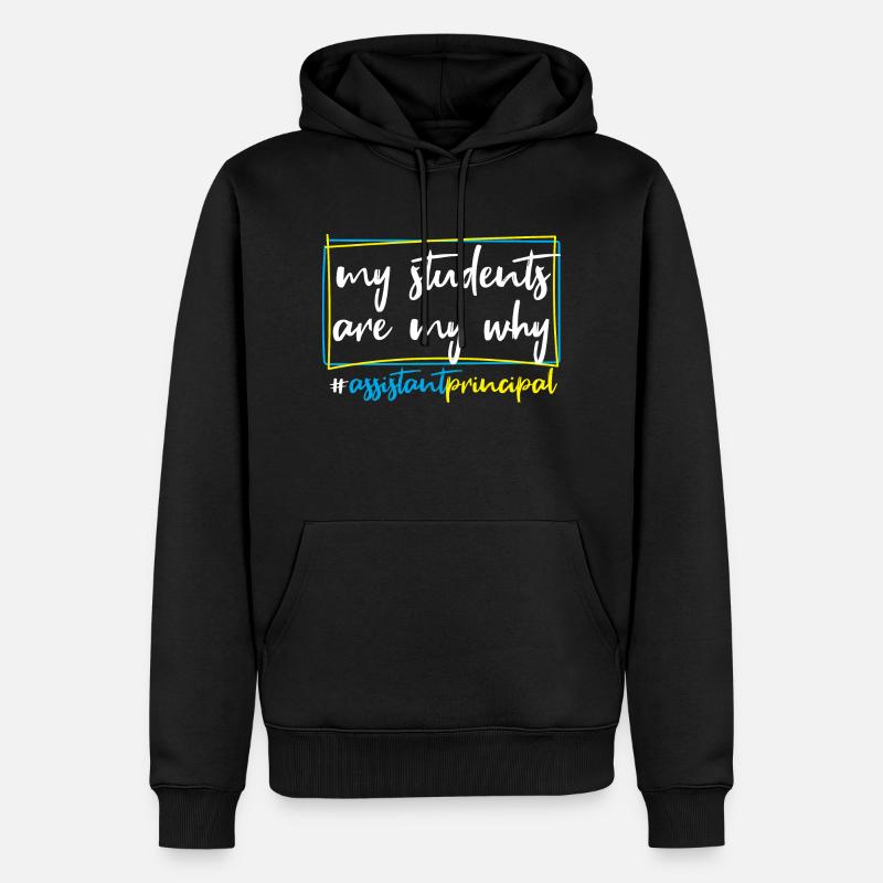 Directeur adjoint de l’école - Sweat à capuche Premium bio Homme - noir