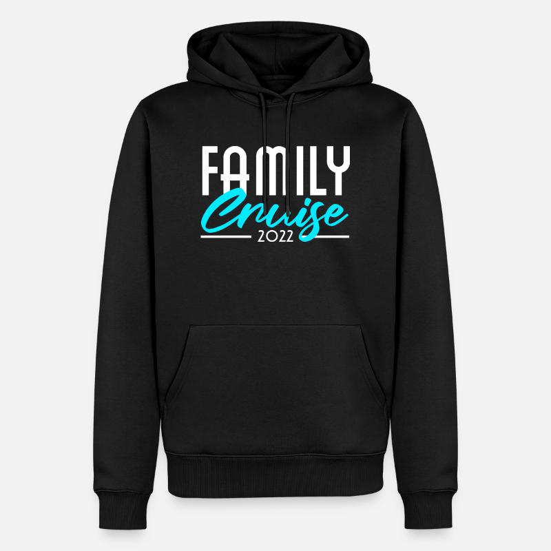 Bateau de croisière - Sweat à capuche Premium bio Homme - noir