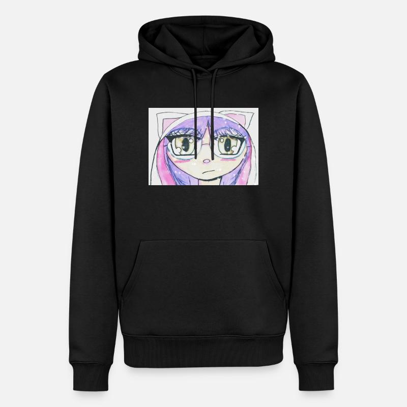 Nancy - Sweat à capuche Premium bio Homme - noir