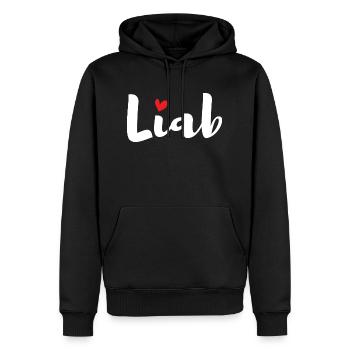 Lustiger Spruch Witzig Humor Geschenkidee - Männer Premium Bio Hoodie - Schwarz - Vorne - Nico (187cm)