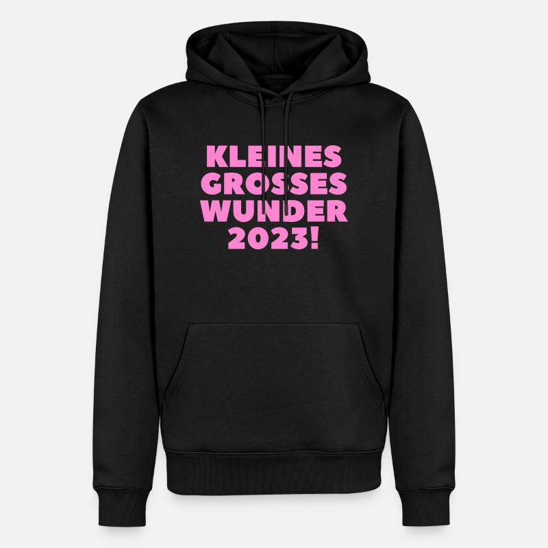 Mädchen 2023 - Männer Premium Bio Hoodie - Schwarz